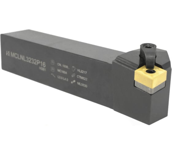 Резец проходной с мех. креп. ромбической пл-ны 32 х 32 х 170 MCLNL 3232 P16 левый Русский Инструмент ri.428.29 1