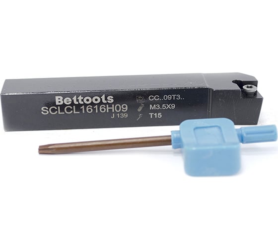 Резец проходной SCLCL 1616 H09 (16х16х100 мм; левый) Beltools ri.428.36 1