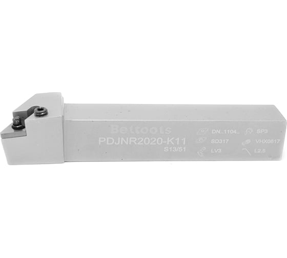 Резец проходной PDJNR 2020 К11 (20х20х125 мм) Beltools ri.429.12