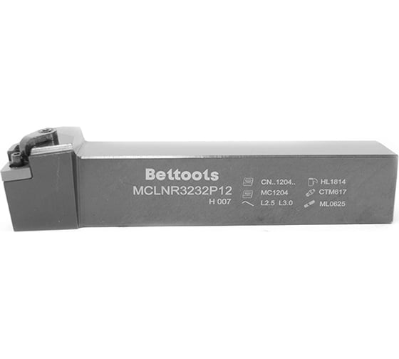 Резец проходной MCLNR 3232 P12 (32х32х170 мм) Beltools ri.428.23