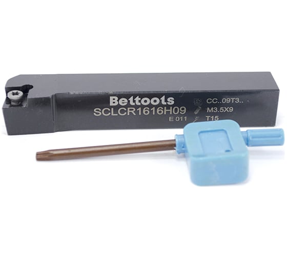 Резец проходной SCLCR 1616 H09 (16х16х100 мм) Beltools ri.428.32 1