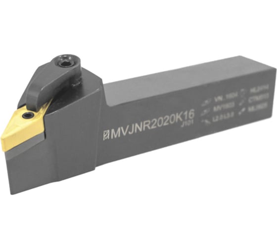 Резец проходной с мех. креп. ромбической пл-ны 20 х 20 х 125 MVJNR 2020 K16 Русский Инструмент ri.430.9 1