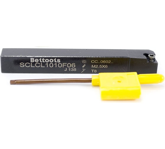 Резец проходной SCLCL 1010 F06 (10х10х80 мм; левый) Beltools ri.428.35 1