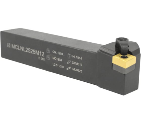 Резец проходной Русский Инструмент с мех. креп. ромбической пл-ны 25 х 25 х 150 MCLNL 2525 M12 левый ri.428.26 1