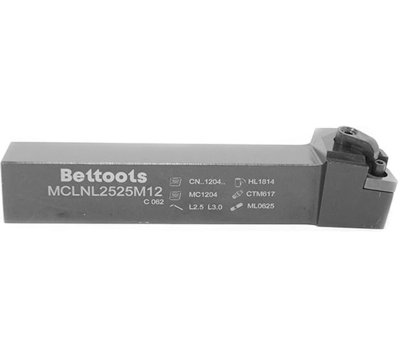 Резец проходной MCLNL 2525 M12 (25х25х150 мм; левый) Beltools ri.428.26 1