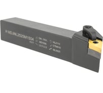 Резец проходной с мех. креп. ромбической пл-ны 25 х 25 х 150 MDJNL 2525 M15-04 левый Русский Инструмент ri.429.26