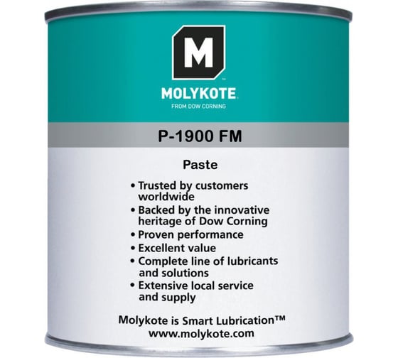 Паста с пищевым допуском Molykote P-1900 FM, 1 кг 4118058