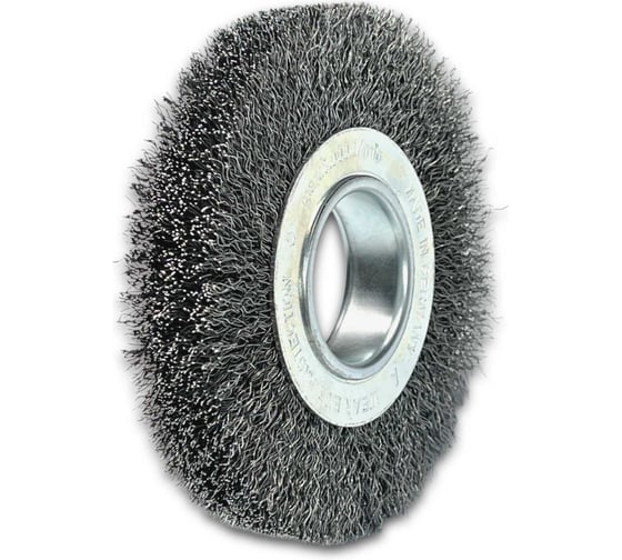 Щетка дисковая гофрированная Lessmann Д125x21-23 0,30мм + адаптеры 334162