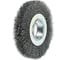 Щетка дисковая гофрированная Lessmann Д125x21-23, STA 0,30мм + адаптеры 334162 1