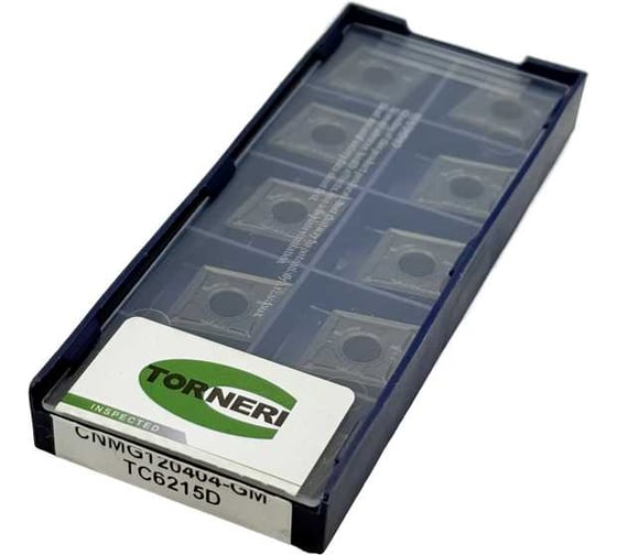 Пластина твердосплавная TORNERI CNMG120404-GM TC6215D Т026689