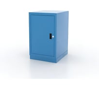 Тумба верстачная с дверью 600x500x820мм - синий 01.410L-5015