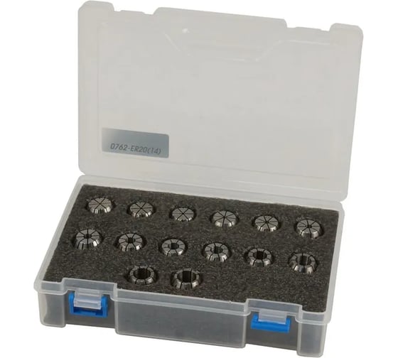 Цанги набор IVENT tools 0762/0700 ER20 (14) 1-13 мм 4687206820777 1