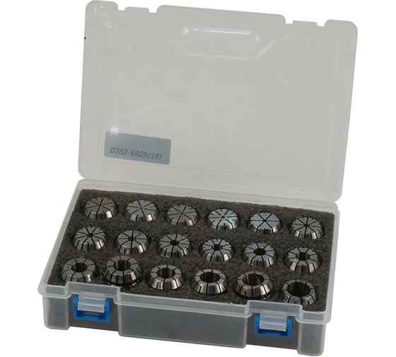 Цанги набор IVENT tools 0762/0700 ER25 (18) 1-16 мм 4687206820814
