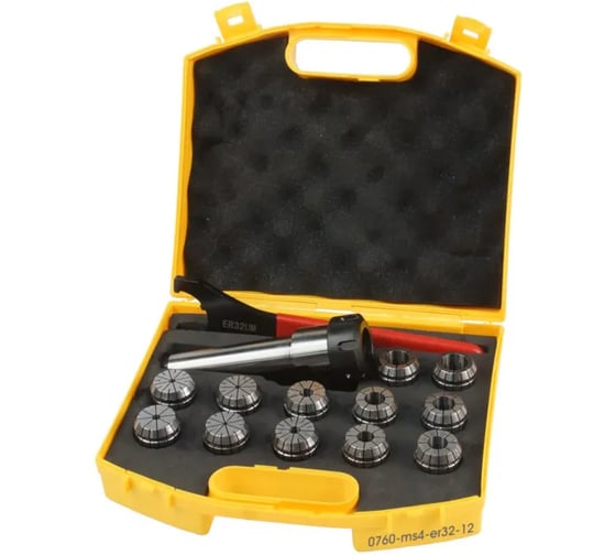 Патрон цанговый с цангами IVENT tools 0760 MS4-ER32 (12) 3-20 мм 4687206820715 1
