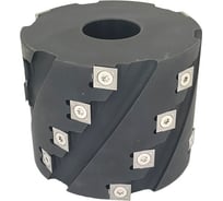 Фреза спиральная шейперная РеСоурс диаметр 125 мм, высота 100 мм, посадочный размер 40 мм, 24 ножа RSFS.033.125.100.40