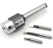 Оправка расточная Морзе №2 (с микр.подачей) 38 мм, резцы 3 шт, 8 мм ТЕХНОРЕАЛ AMBH-38-2M