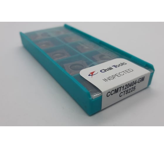Пластина твердосплавная ChaiTools CCMT120404-GM CT8225