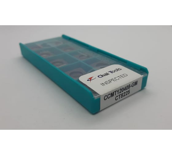 Пластина твердосплавная ChaiTools CCMT120408-GM CT8225