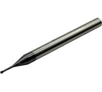 Резьбофреза трехзаходная твердосплавная TORNERI М1.6x0.35 (D1.2x4хD4x50x3T) по стали с покрытием TiXCo Т026177