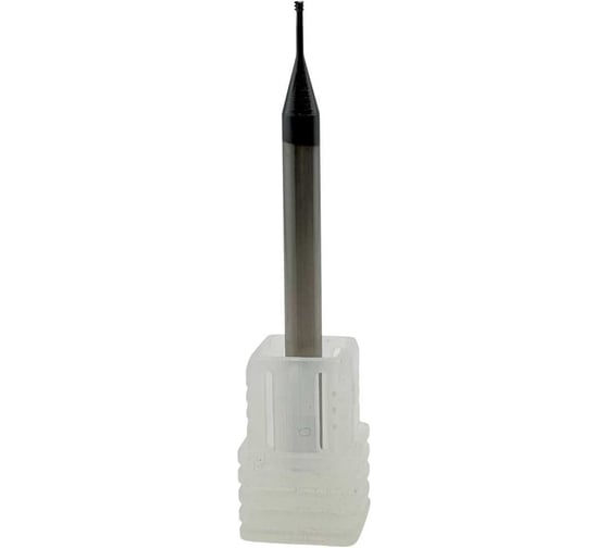 Резьбофреза трехзаходная твердосплавная TORNERI М1.6x0.35 (D1.2x4хD4x50x3T) по стали с покрытием TiXCo Т026177