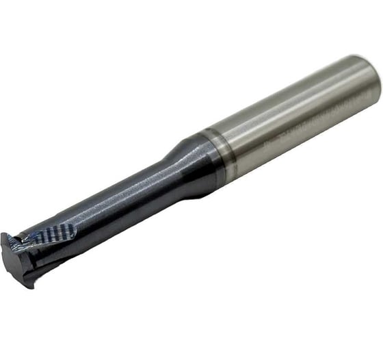 Резьбофреза однозаходная твердосплавная TORNERI М12x1.75 (D9.9x30хD10x75x4T) по стали с покрытием TiXCo Т026171