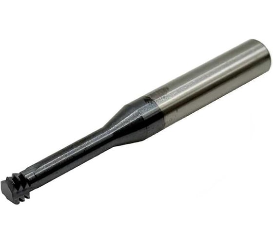 Резьбофреза трехзаходная твердосплавная TORNERI М6.0x1.0 (D4.8x12хD6x50x3T) по стали с покрытием TiXCo Т026185