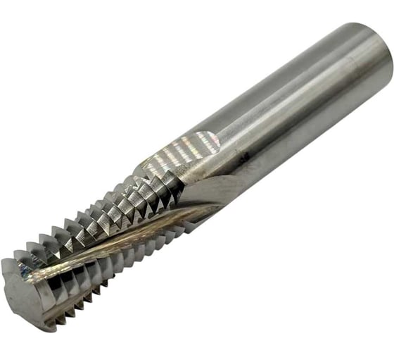 Резьбофреза многозаходная твердосплавная TORNERI М16x2.0 (D11.9x30хD12x75x4T) по алюминию Т026250