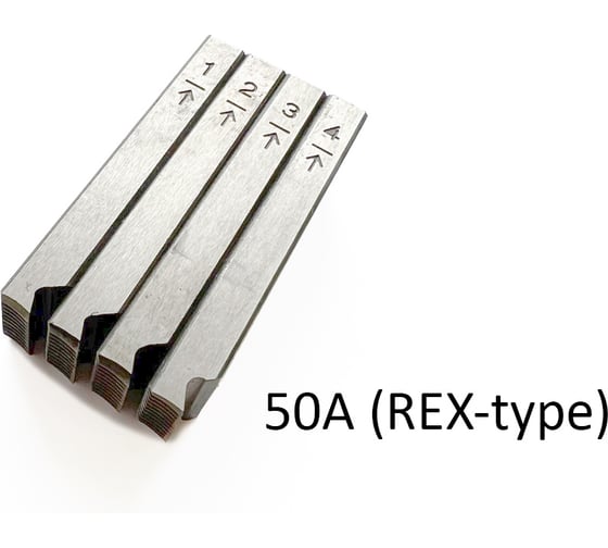 Гребенки резьбонарезные быстрорежущие REDLI BSPT 1/2-3/4, HSS (профиль 27x10мм) HL-21210104