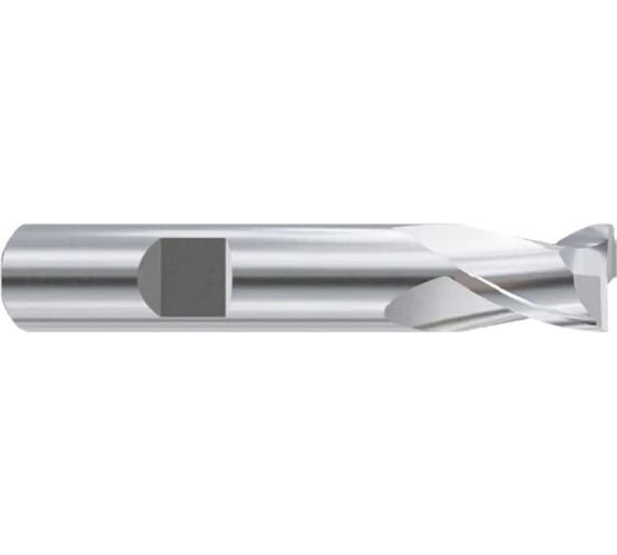 Фреза концевая из быстрорежущей стали New Century SUPER HARDENED с 2-мя зубьями с углом спирали 30 укороченная, ESH570160