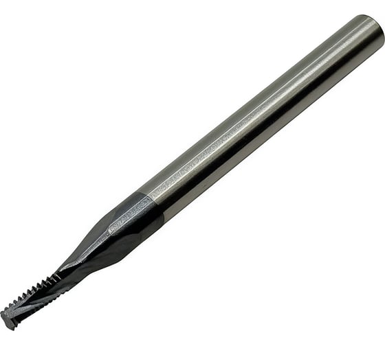 Резьбофреза многозаходная твердосплавная TORNERI М3.0x0.5 (D2.4x6хD4x50x3T) по стали с покрытием TiXCo Т026195 1