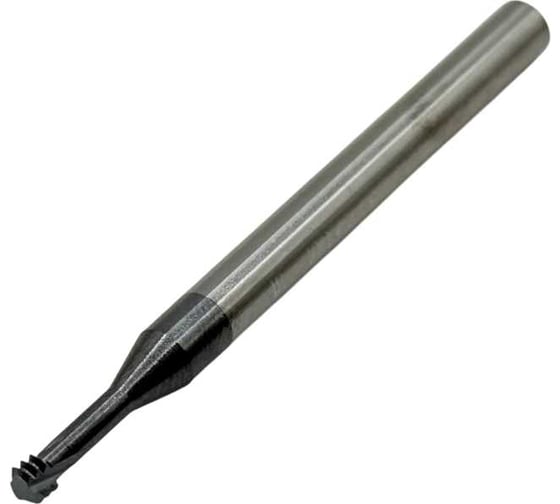 Резьбофреза трехзаходная твердосплавная TORNERI М3.5x0.6 (D2.75x7.4хD4x50x3T) по стали с покрытием TiXCo Т026182