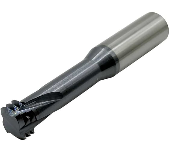 Резьбофреза трехзаходная твердосплавная TORNERI М16x2.0 (D11.9x30хD12x75x4T) по стали с покрытием TiXCo Т026193
