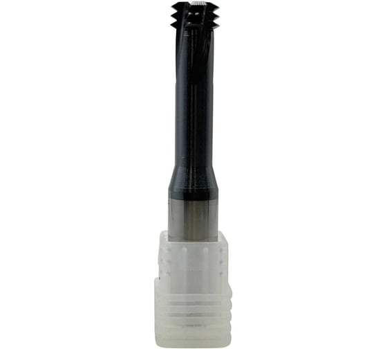 Резьбофреза трехзаходная твердосплавная TORNERI М16x2.0 (D11.9x30хD12x75x4T) по стали с покрытием TiXCo Т026193