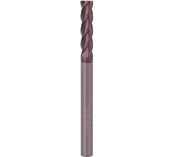 Фреза концевая твердосплавная H-Tools 6.0x75x30/S6мм 4z(R0.5) P20 TiALN 55HRC 13670-060 1
