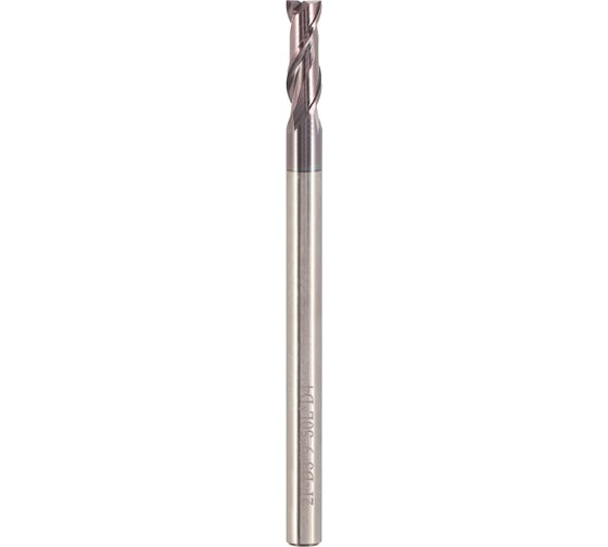 Фреза концевая твердосплавная H-Tools 3.0x50x9/S3мм 2z P20 TiALN 55HRC 19989-030-d03