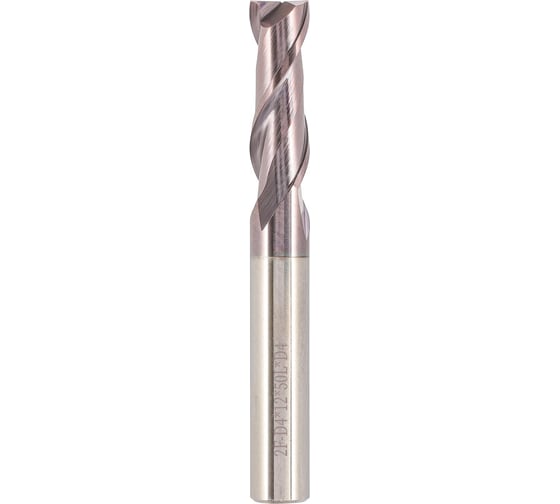 Фреза концевая твердосплавная H-Tools 4.0x50x12/S4мм 2z P20 TiALN 55HRC 19989-040-d04