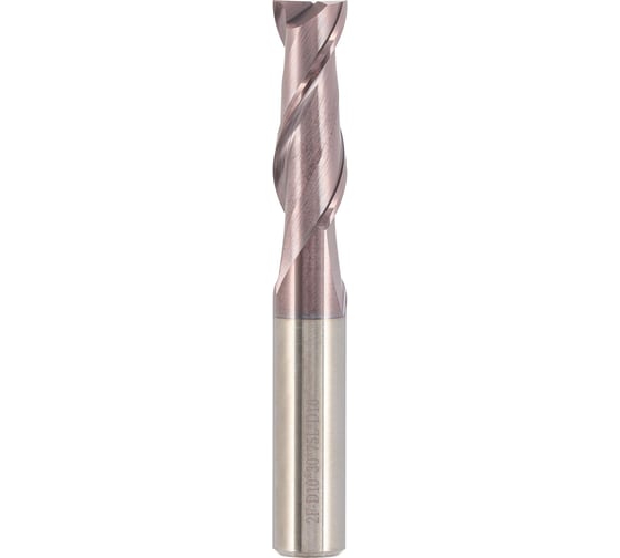 Фреза концевая твердосплавная H-Tools 10x75x30/S10мм 2z P20 TiALN 55HRC 19989-100