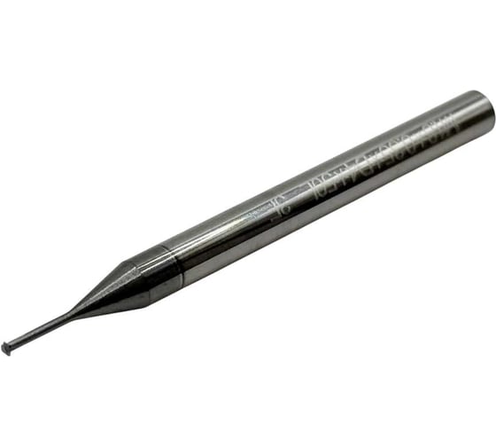 Резьбофреза однозаходная твердосплавная TORNERI М1.8x0.35 (D1.4x5.6хD4x50x3T) по стали с покрытием TiXCo Т026160