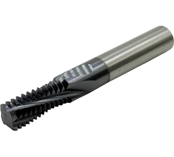 Резьбофреза многозаходная твердосплавная TORNERI М10x1.5 (D7.9x20хD8x60x4T) по стали с покрытием TiXCo Т026201 1