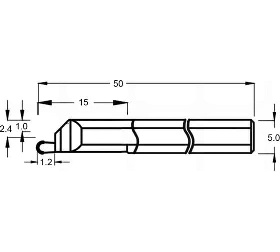 Минирезец DESKAR MZR 5 R0.5 L15 00-00050392