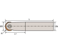 Корпус фрезы для профильной обработки Carbon MH-CF21E302016201 d50 мм 056178