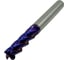 Фреза концевая твердосплавная TORNERI ц/х ф 10x40x100 мм z=4, с покрытием nACo-blue, HRC 65 Т026008 2