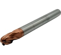 Фреза сферическая твердосплавная ц/х TORNERI 14x28x150 мм z=4 по стали, с покрытием TiXCo, HRC 55 Т026314