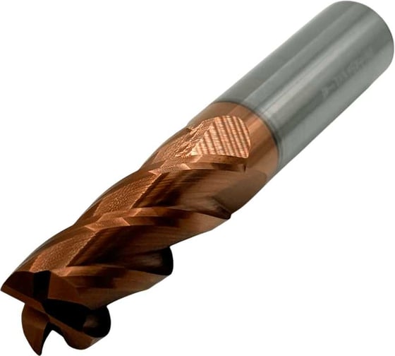 Фреза концевая твердосплавная ц/х TORNERI 16x45x100 мм, z=4, с покрытием TiXCo, HRC 55 Т026016