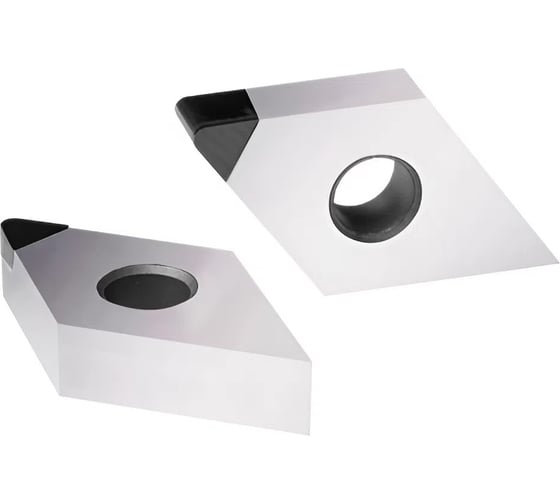 Пластина твердосплавная DNGA150408-1N PCD20 с напайкой PCD поликристаллический алмаз 2 штуки в упаковке BGR DNGA1504081NPCD20