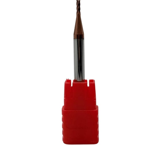 Фреза концевая твердосплавная ц/х TORNERI 1.5x4.5x50 мм, z=4, хвостовик 4 мм, с покрытием TiXCo, HRC 55 Т026011 1