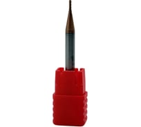 Фреза концевая твердосплавная ц/х TORNERI 1.0x3х50 мм, z=4, хвостовик 4 мм, с покрытием TiXCo, HRC 55 Т026010