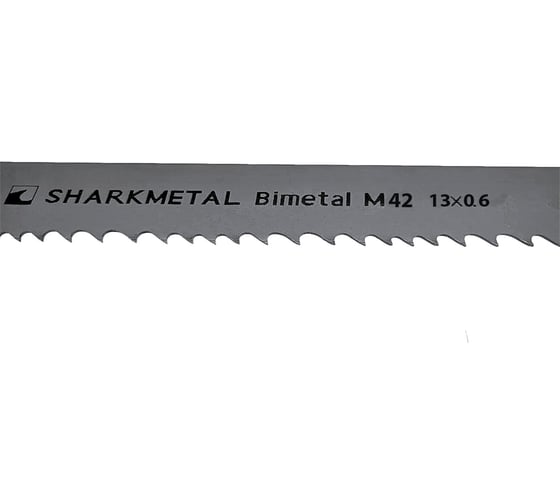 Пильное полотно для резки металла SHARKMETAL Bimetal M42 1140х13x0.6 мм, TPI 14S 4671021444027