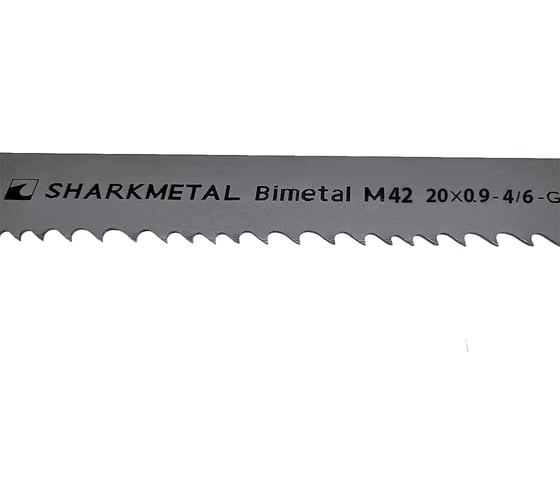 Пильное полотно для резки металла SHARKMETAL Bimetal M42 2085х20x0.9 мм, TPI 10/14S 4671021444157