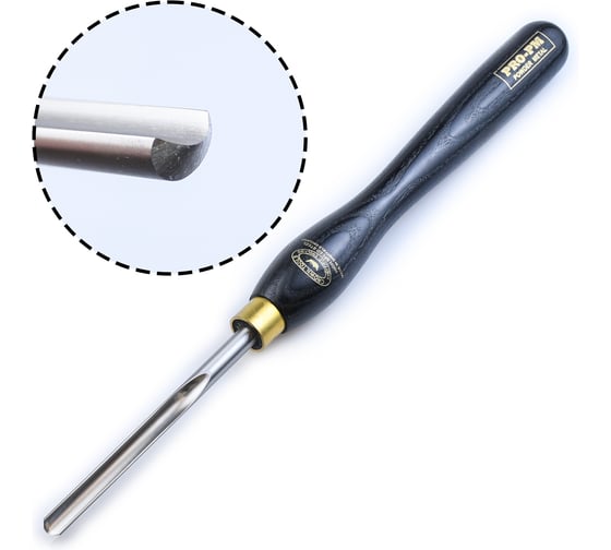 Резец токарный CROWN TOOLS Crown PM, Spindle Gouge, 13мм, рукоять 317мм М00016299